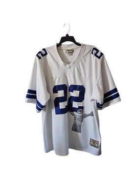 Vtg Y2K Designed By DMX Player Of The Year Emmitt Smith Dallas Cowboys Jersey 58